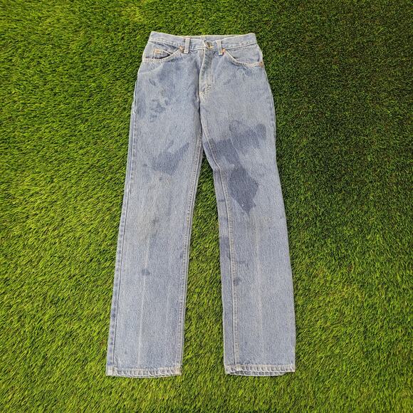 Vintage 80s LEE Riders Jeans 26x31 USA Union-Made Faded - Picture 1 of 16